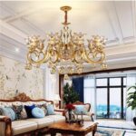 DB010 DUTTI LED Bronze Chandelier crystal luxury for living room villa lobby restaurant bedroom American European Nordic 5 6 8 10 15 light arm