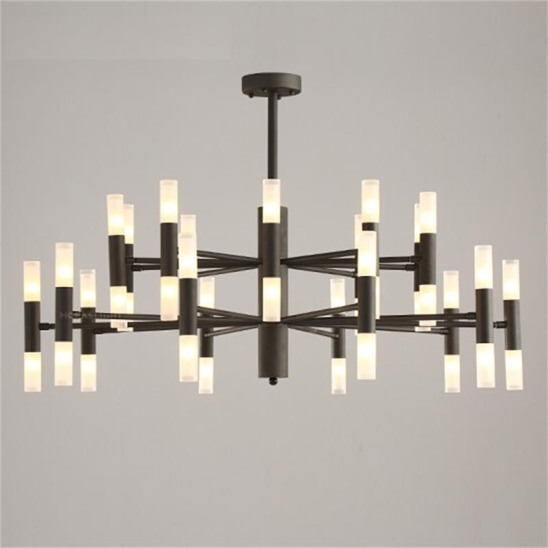 Dutti D0067 LED Chandelier Contemporary Nordic American luxury simple villa duplex floor living room lamp dining room bedroom study office lighting