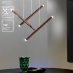 Dutti D0068 LED Lámpara de Araña Moderna: Minimalista, Creativa, Decoración Artística con Personalidad para Sala de Exposición, Tienda, Oficina, Recepción y Bar de Hotel