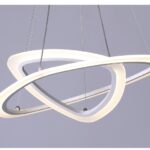 Dutti D0001 Lámpara de Araña LED Freedom luz personalidad creativa comedor moderno minimalista iluminación poste moderno anillo LED tres atmosféricos sala de estar oficina diámetro 520 mm2,3,5 anillo de luz natural